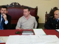Mangialardi, Memè e Brunaccioni alla conferenza di presentazione dei lavori sul ponte Perilli a Senigallia