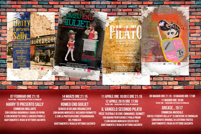 La stagione 2014-15 di teatro amatoriale a Corinaldo: gli spettacoli