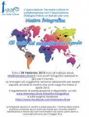 Locandina dell'iniziativa fotografica "Gli occhi dei senigalliesi sul mondo"