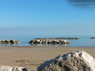 La spiaggia al Cesano di Senigallia