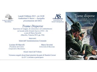 Presentazione Trame Disperse - Centro Mazziniano