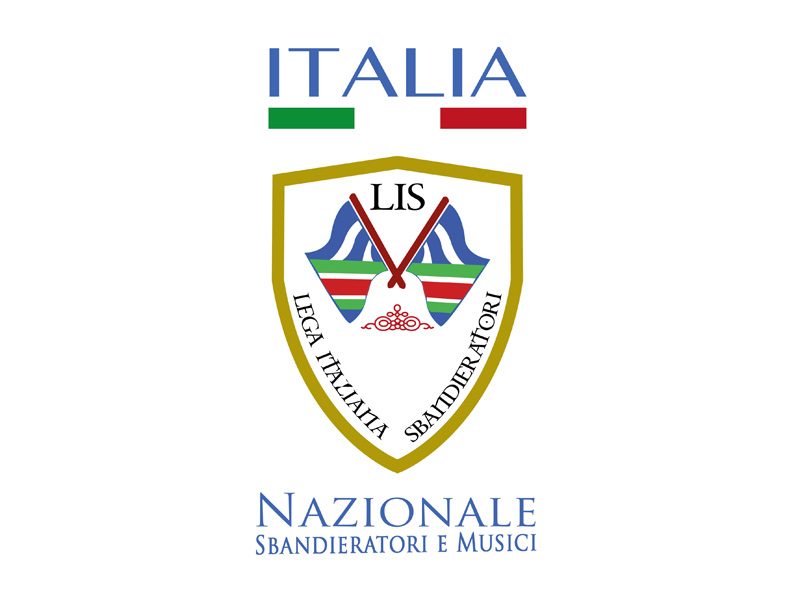 il logo della Lega Italiana Sbandieratori - LIS
