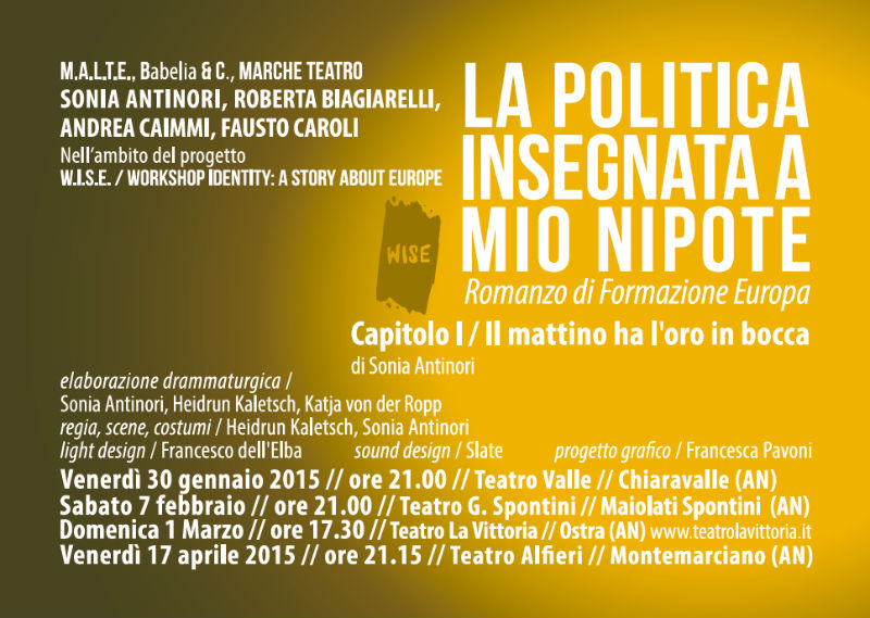 "La politica insegnata a mio nipote"