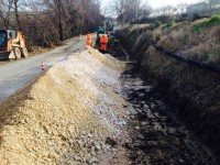 intervento sulla strada del Filetto a Senigallia di fine gennaio '15
