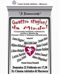 locandina della commedia "Quattro stagioni da Mindol"