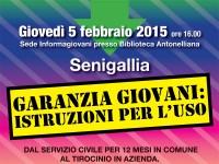 servizio civile "Garanzia Giovani"
