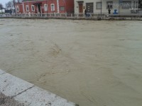 Maltempo a Senigallia: fiume Misa in piena