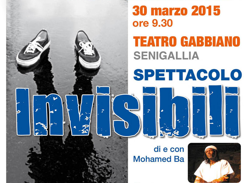 Lo spettacolo "Invisibili" al Gabbiano di Senigallia