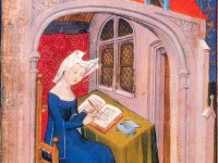 Christine de Pisan in una miniatura del XV secolo