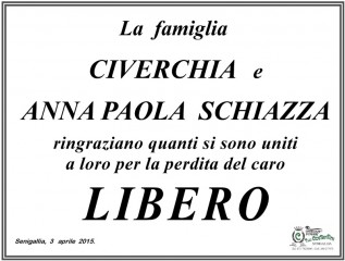 Manifesto di ringraziamento della famiglia Civerchia