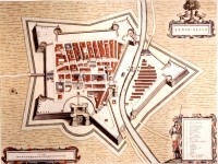 Pianta di Senigallia nel 1600