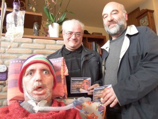 Massimo Fanelli, don Giancarlo Giuliani e don Paolo Gasperini per #iostoconmax