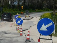 La strada che collega Senigallia (FIletto) a Ostra (Grottino)