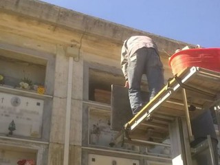 Lavori al cimitero di Roncitelli di Senigallia