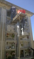 Lavori al cimitero di Roncitelli di Senigallia