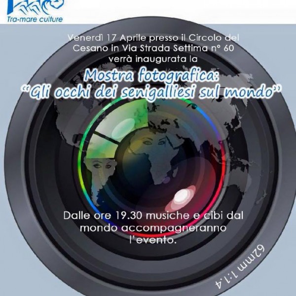 il flyer della mostra dell'associazione Tra-Mare Culture