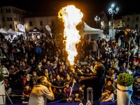 Un'immagine dell'edizione 2014 della festa della scienza "fosforo"