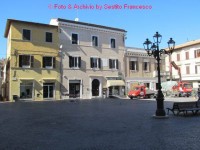 Lavori in piazza Roma, a Senigallia
