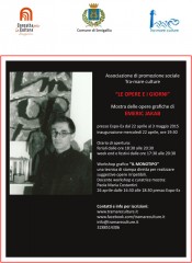 Il manifesto della mostra alla galleria expo-ex di Senigallia su Emeric Jakab