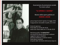 Il manifesto della mostra alla galleria expo-ex di Senigallia su Emeric Jakab