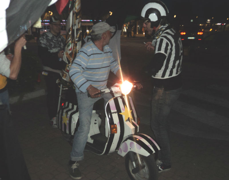 Senigallia festeggia la scudetto Juventus