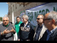 La Lega Nord a Senigallia. Da sx: Sandro Zaffiri, Luca Paolini, Roberto Paradisi, Luigi Rebecchini