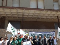 La Lega Nord a Senigallia, sotto l'hotel Marche
