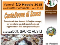 Volantino dell'incontro sui funghi a Castelleone di Suasa