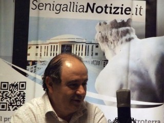 Giorgio Sartini durante l'intervista con Franco Giannini