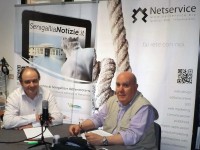 Giorgio Sartini e Franco Giannini durante l'intervista per Senigallia Notizie