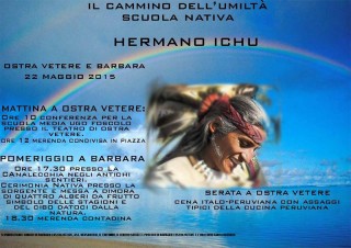 Volantino per l'incontro con Hermano Ichu