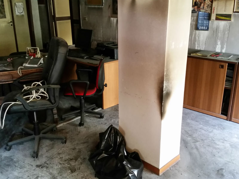 Incendio alla scuola Marchetti di Senigallia: i danni