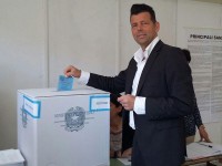 Elezioni 2015: Maurizio Mangialardi alle urne