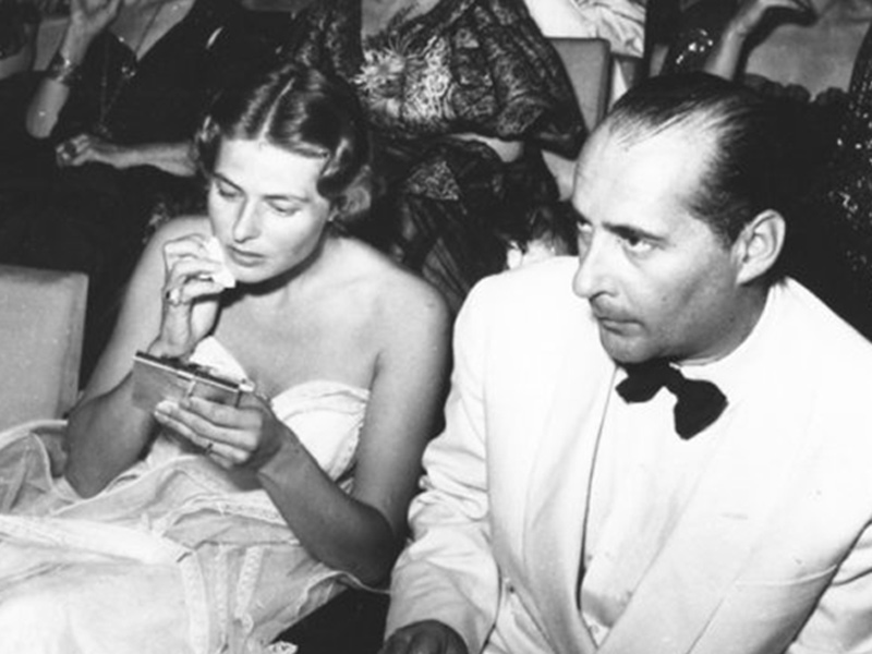 l'attrice Ingrid Bergman e il regista Rossellini