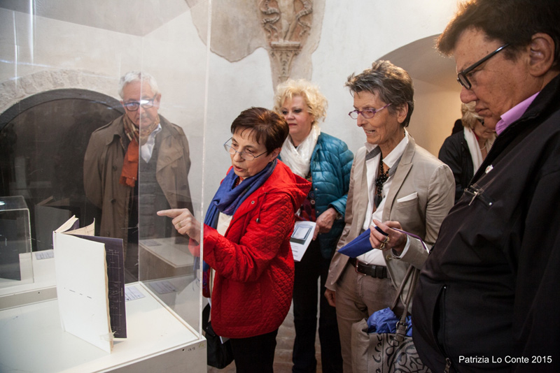 L'inaugurazione della mostra "Immagini revocate" di Chiara Diamantini allestita alla Rocca Roveresca