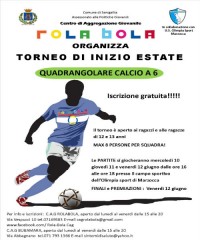 Torneo di calcio al Rola Bola