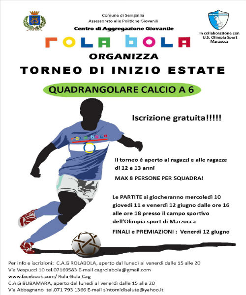 Torneo di calcio al Rola Bola