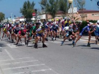 Primi km di maratona ai campionati italiani di pattinaggio