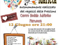 locandina dello spettacolo di beneficenza a Marzocca di Senigallia