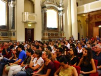 Il pubblico dell'incontro all'auditorium San Rocco di Senigallia su Sibilla e trivellazioni in Adriatico