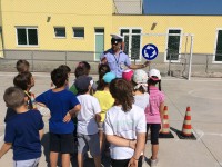 Giornata dedicata all'educazione stradale per la scuola primaria Cesanella di Senigallia