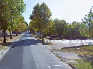 L'area dell'ex campo boario in via Aldo Moro, ad Ostra