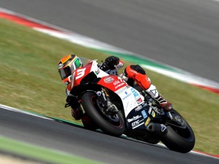 Simone Saltarelli in gara