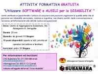 volantino del corso sui software per la disabilità