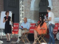 Luca Zingaretti e Elisa d'Ospina a Caterpillar AM del 3 luglio 2015