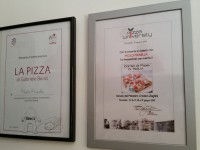 Attestati di frequenza a corsi alla Pizzeria alla Pala Aculmò di Senigallia