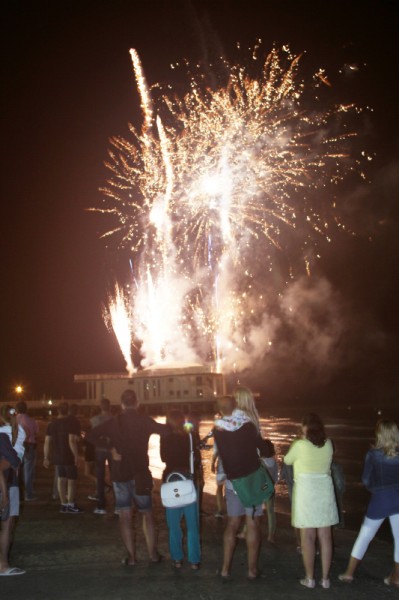 Fuochi d'artificio per la Notte della Rotonda 2015, a Senigallia