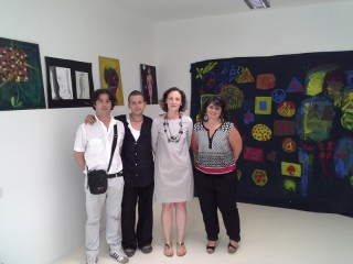 L'inaugurazione della mostra del servizio sollievo "Sottocolore"