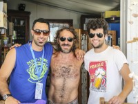 Lo staff dei bagni Apapaia 64 con gli organizzatori