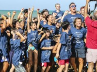 Gli allievi del Fencing Academy Marche a Senigallia (in mezzo Elisa Di Francisca)